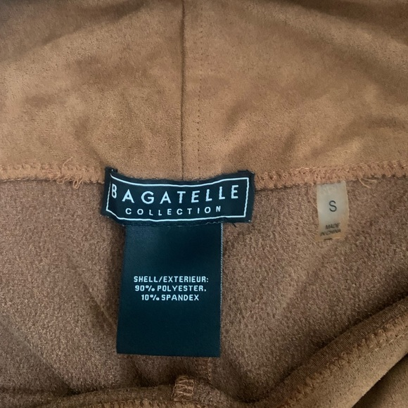 Bagatelle Collection Faux Suede Leggings - Picture 6 of 6